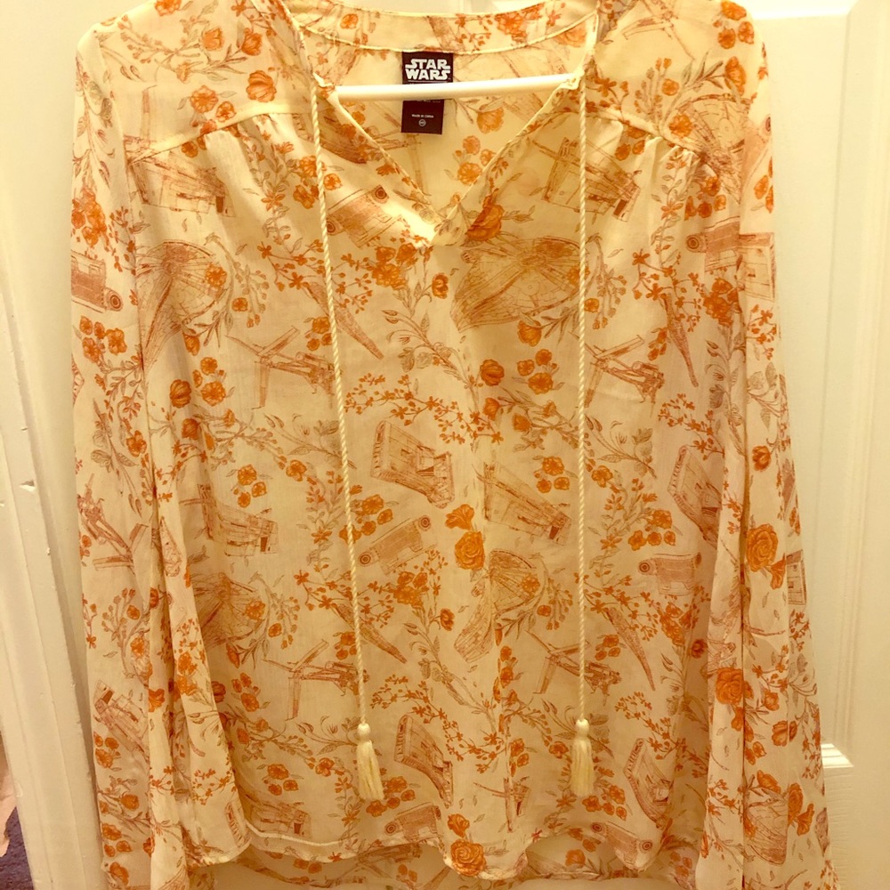 Her Universe Star Wars floral flowy top Medium